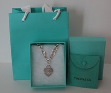 Bracciale Tiffany  ciondolo Heart Tag originale condizioni in foto con astuccio