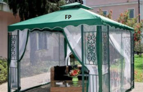 Tetto telo ricambio gazebo - telo, 3x3