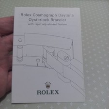 Rolex libretto Bracciale