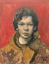 Quadro a Olio Ritratto Testa