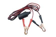 MORSETTI PRESA ACCENDISIGARI PROLUNGA CAVO PINZE POMPA OLIO BATTERIA  AUTO MOTO
