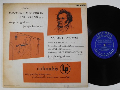 Szigeti schubert fantasia - szigeti,