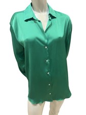 Zara Green Long Sleeve Shirt M