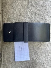 Astuccio porta penne Montblanc in pelle per tre strumenti di scrittura