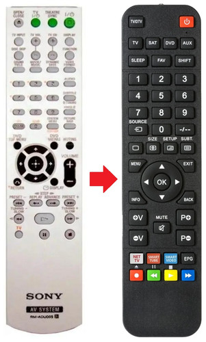 Telecomando adatto per sony - telecomando,