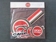 CAGIVA LUCKY EXPLORER '80 LOTTO ADESIVI VINTAGE