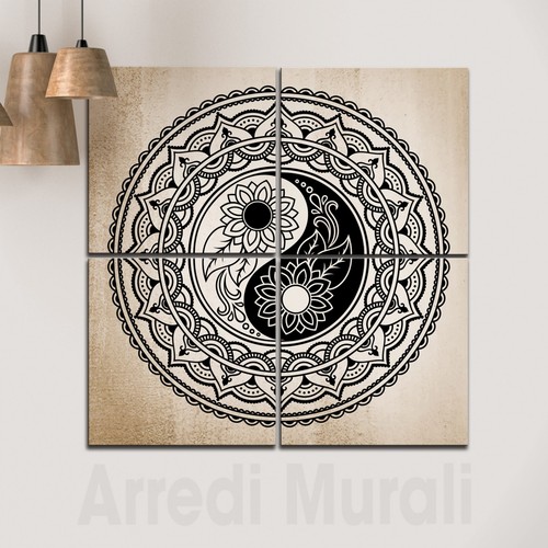 Quadro yin yang - shui, su
