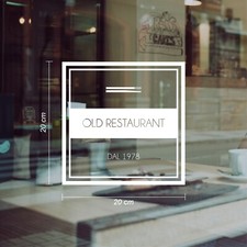 adesivi per ristorante enoteca vetrine bar vetrofanie negozio a1193