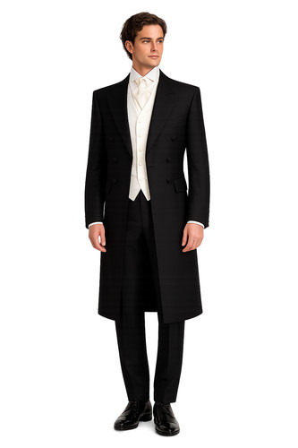 Cappotto nero giacca - , lana