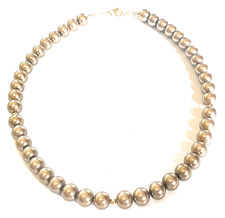 Collana perle marrone da donna