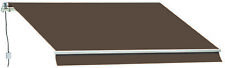 Tenda da sole motorizzata L.300xH.200cm, in poliestere 280 gr/m² marrone Fredi