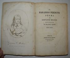 IL PARADISO PERDUTO – fig. 1817 – Milton – 3 VOLUMI