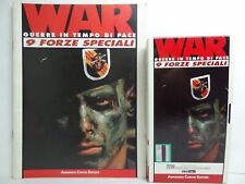 WAR N.9 GUERRE TEMPO DI PACE : FORZE SPECIALI RIVISTA+VIDEOCASSETTA VHS (NO DVD)