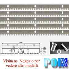 ML. 5 CREMAGLIERA UNIVERSALE IN FERRO ZINCATO M4 12x30x1005 CANCELLI SCORREVOLI