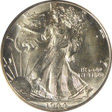 1944-D MS64 Walking Liberty