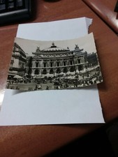 CARTOLINA FORMATO GRANDE BIANCO E NERO PARIS TEATRO DELL OPERA VG