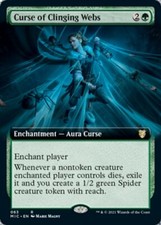 MTG CURSE OF CLINGING WEBS EXC
