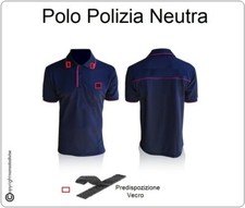 Polo Polizia di Stato Manica Corta Stradale Volante Squadra Mobile Vigilanza GPG