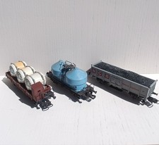 LIMA TRENO scala H0 LOTTO 3 VAGONI MERCI