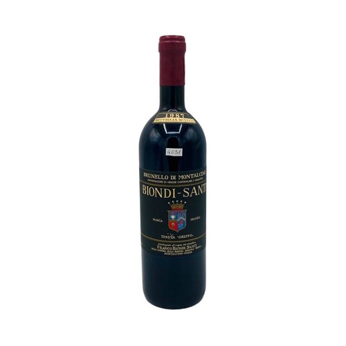 Vintage bottle biondi santi - vintage,