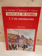 "Giardina/Sabbatucci/Vidotto"