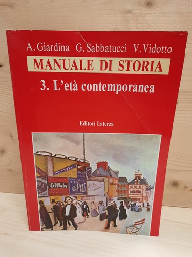 "Giardina/Sabbatucci/Vidotto"