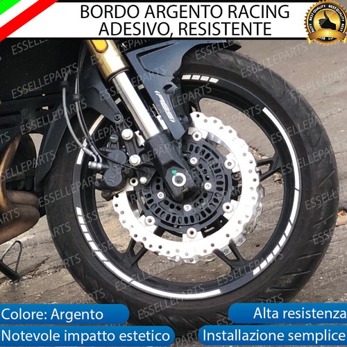 Contorno profilo argento bordo - argento,