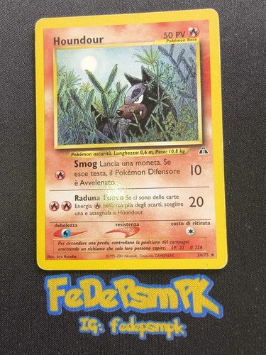 Carta pokemon houndour - pokemon,