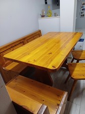 Tavolo + Panca Angolare + 2 Sedie