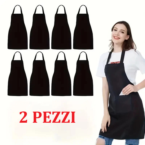 2pz grembiule pettorina - 2pz,