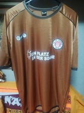 MAGLIA ORIGINALE FC ST. PAULI 1910 HAMBURG MARRONE ORO TAGLIA XXL DO YOU FOOTBAL