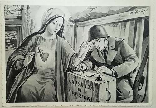 Cartolina santa rita cascia - cartolina,