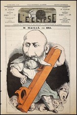 Giornale L Eclipse N°309 Anno 1874 Maglia Per Gill