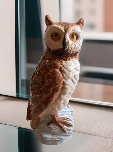 Scultura gufo ceramica - scultura,