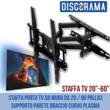 STAFFA PORTA TV DA MURO DA 20
