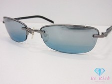 Occhiali da sole Ray Ban nero oro logo blu sfumato accessori occhiali uomo s usati