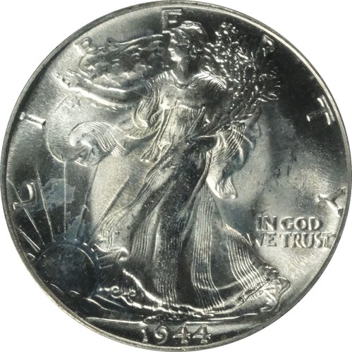 1944 ms65 walking liberty - 1944,