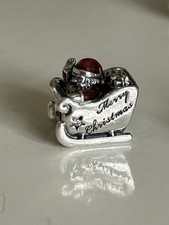 Originale Pandora 🌟 BABBO NATALE IN SLITTA 🌟 S925 ALE 🌟792004CZ