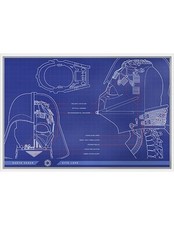 ELMETTO DARTH VADER PIANI DI COSTRUZIONE Star Wars 1 oz lamina d'argento 2 $ Niue 2025