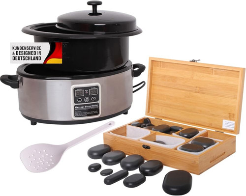 Hot stone massage set - hot,