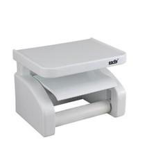 Porta rotolo per carta igienica con ripiano da parete con ventosa portarotolo 