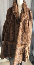 Pelliccia zampe di visone Pellicceria Mele Napoli Taglia L Pellicce Vintage