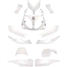 KIT CARENE SCOCCHE PLASTICHE BIANCO PERLA PER YAMAHA T-MAX TMAX 500 2001 -> 2007