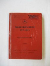 Mercedes 300 b W186 Adenauer Lista Ricambi Edizione A 1954 Tedesca