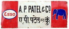 Vintage esso A. P. Patel & Co