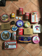 SCATOLE LATTA CAFFE' BISCOTTI CIOCCOLATINI LOTTO 24 PEZZI 6 foto