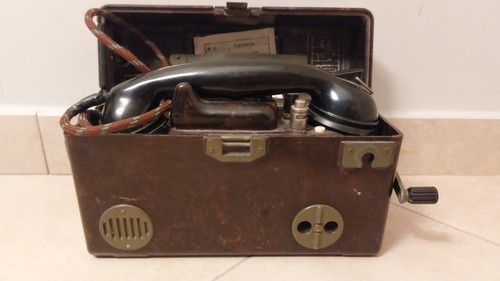 Telefono campo ww2 - telefono,