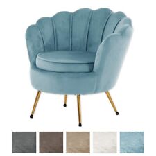 Poltrona Conchiglia in Velluto