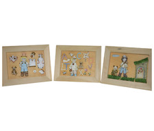 Quadretto in Legno con Decorazioni in fine Porcellana decorato a Mano