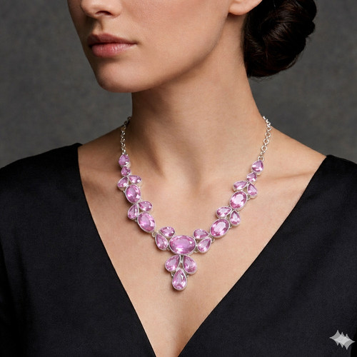 Collana gioiello argento - in,